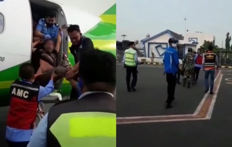 Viral Video Orang Gila Dilempar dan Diseret Petugas dari Pesawat