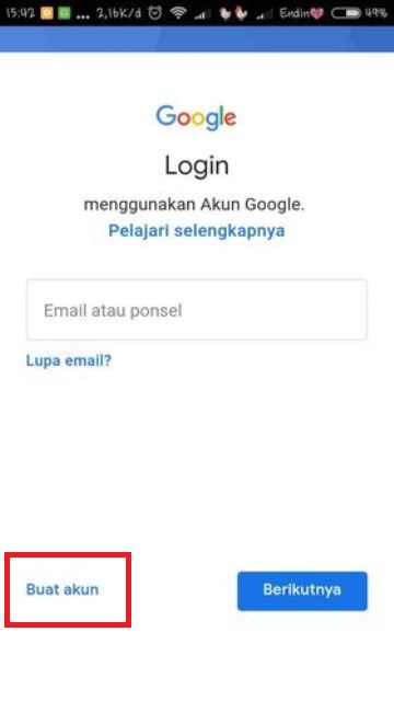 cara membuat akun gmail