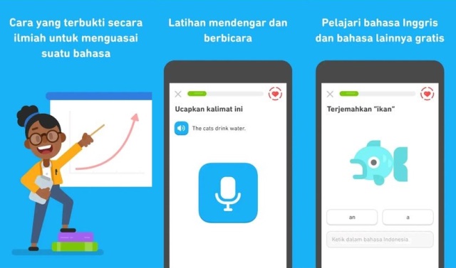 Aplikasi Untuk Belajar Bahasa Inggris dan Bahasa Lainnya