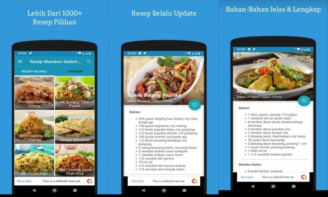 Aplikasi resep makanan nusantara