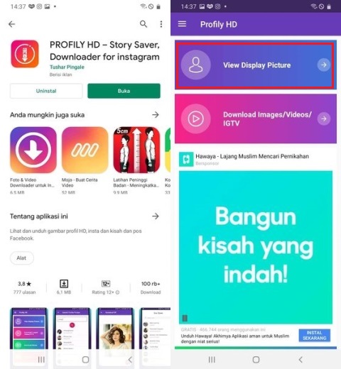 Cara Melihat Foto Profil Instagram Orang Lain