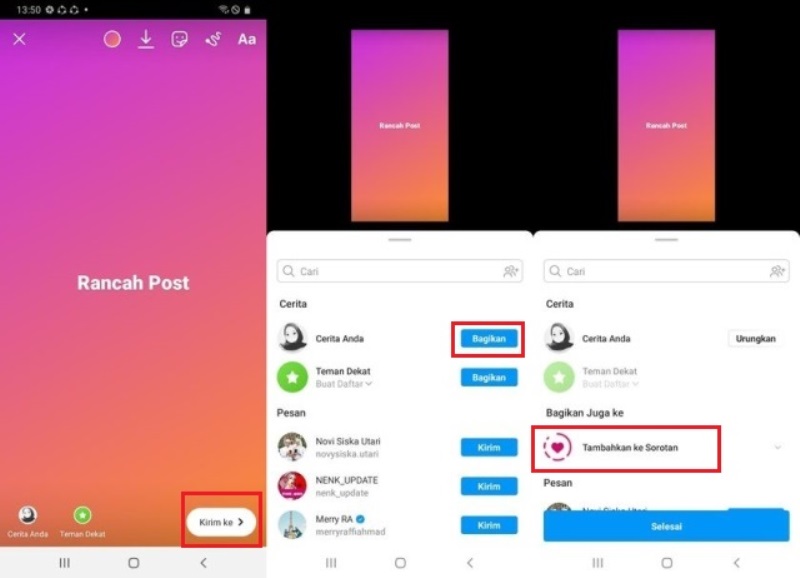 Cara Membuat Sorotan di IG Paling Gampang