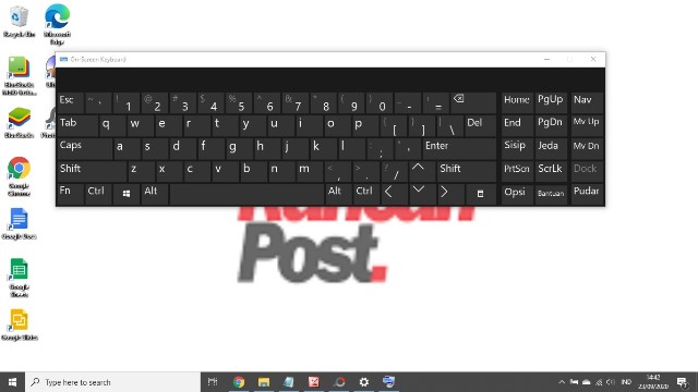 Cara Memunculkan Keyboard di Layar Laptop