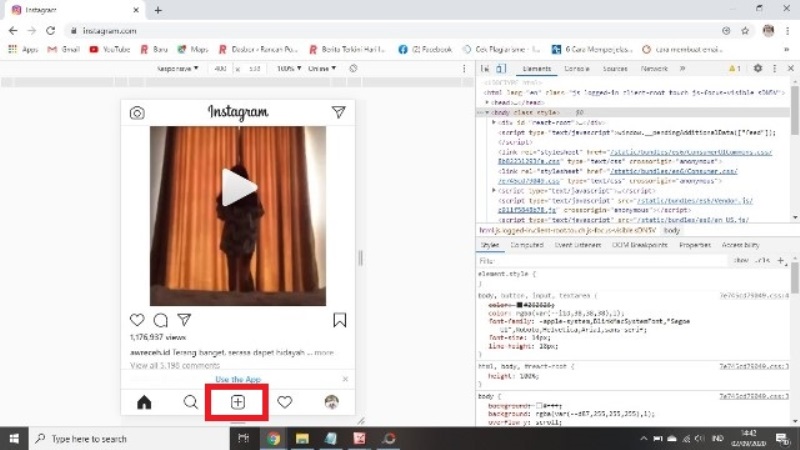 Cara Upload Foto di Instagram Lewat PC Simpel dan Cepat