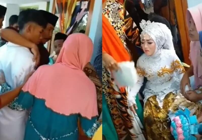 Heboh Sikap Aneh Pengantin Pria Saat Acara Pernikahan Berlangsung Diguna guna