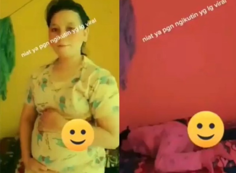 Lagi Asyik Saat Buat TikTok Seorang Ibu Hamil Malah Terjatuh