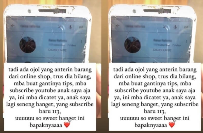 VIRAL Cerita Ojol Minta Pelanggan Agar Uang Tip Diganti dengan Subscribe YouTube Anaknya