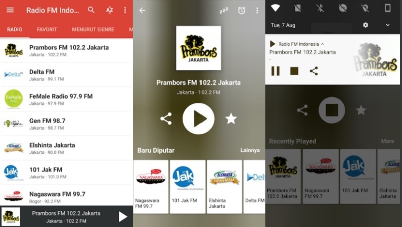 Aplikasi Radio Online