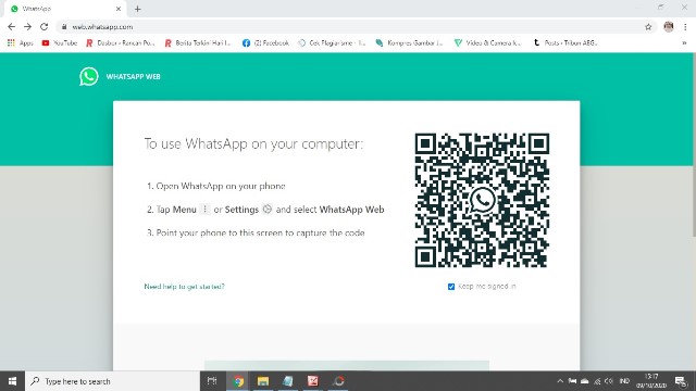 Cara Melihat Kode Batang WhatsApp