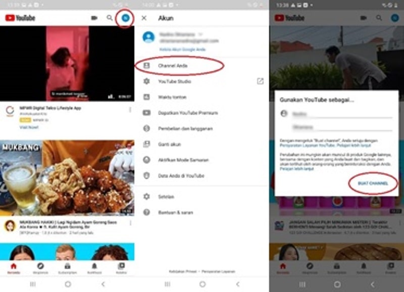 Cara Membuat Channel YouTube 1