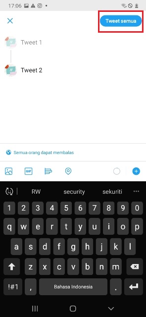 Cara Membuat Utas Twitter