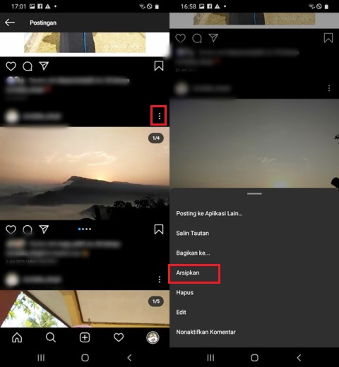Cara Menyembunyikan Foto di Instagram yang Sudah di Upload