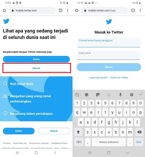 Cara Ubah Bahasa di Twitter