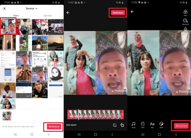 Cara Unggah Video di TikTok dari Galeri