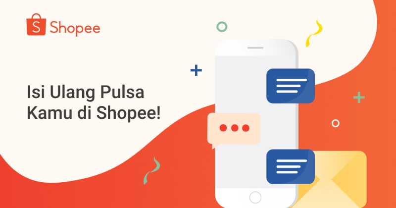 Cara beli pulsa 5 ribu di Shopee