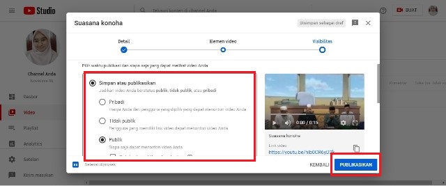 Cara cara Mengunggah Video ke YouTube