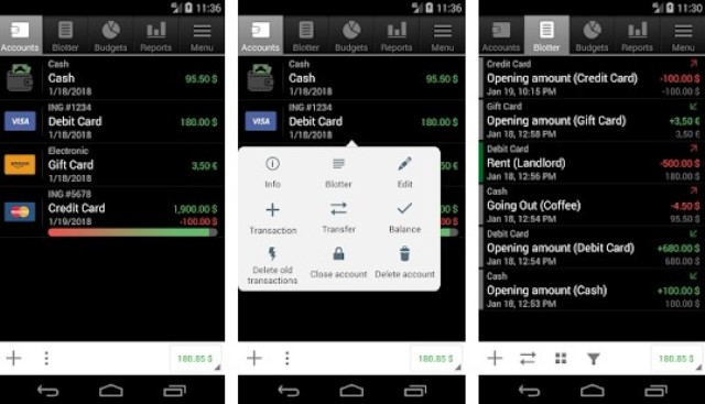 Financisto Personal Finance Tracker Aplikasi Catatan Keuangan