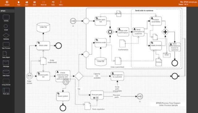 Flowdia Diagrams Lite Aplikasi Membuat Flowchart Gratis