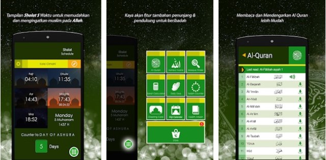 Jadwal Sholat dan Kiblat Al Quran Hadis