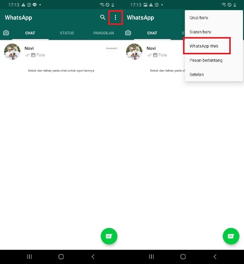 Langkah Melihat QR Code WhatsApp