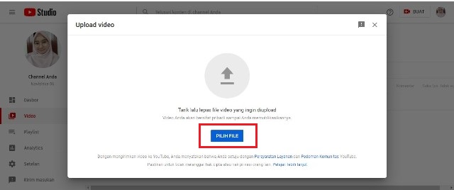 Langkah Mengunggah Video ke YouTube
