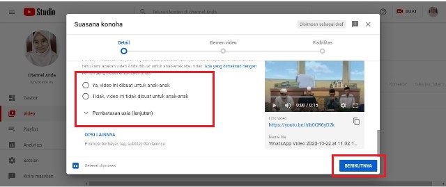 Langkah Posting Konten ke YouTube