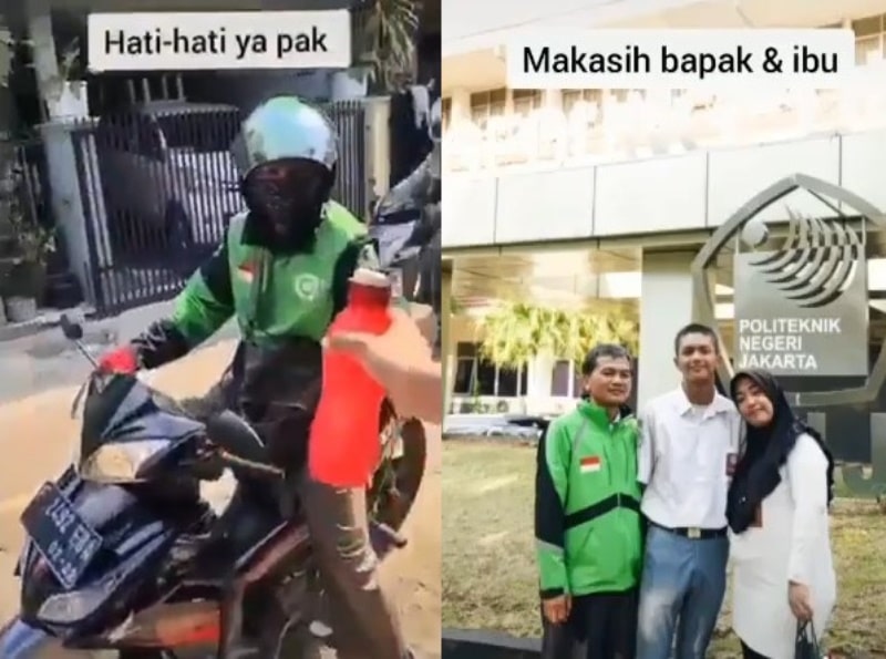 Terharu Banget Anak Driver Ojol ini Berhasil Dapat Beasiswa Kuliah dari Gojek