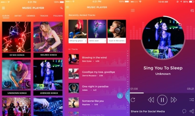 Aplikasi Pemutar Musik Offline