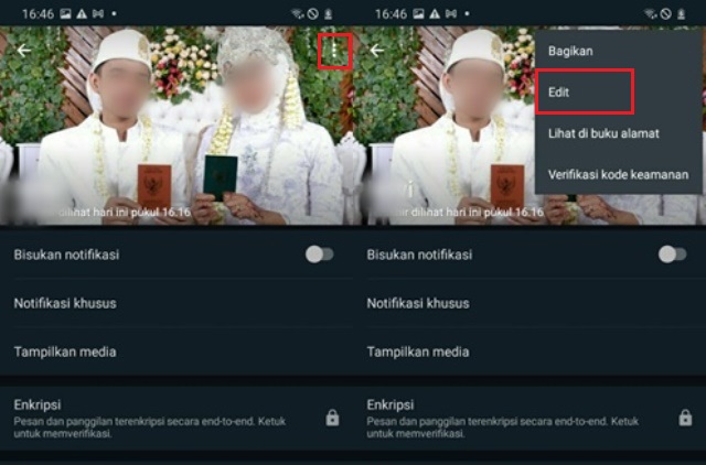 Cara Ganti Foto Profil WA Teman