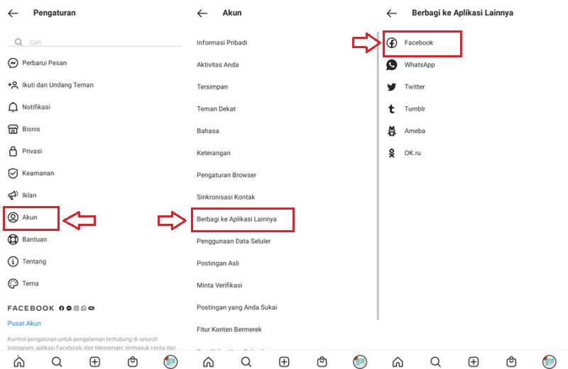 Cara Menghubungkan Instagram ke FB 1