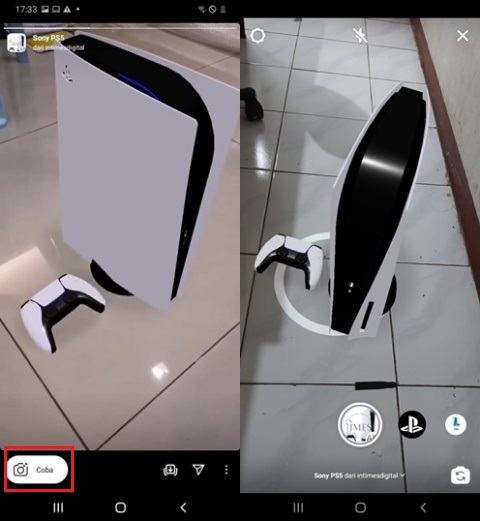 Cara Pakai Efek PlayStation 5 di IG