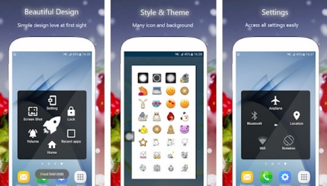 Easy Touch Aplikasi Tombol Kembali Mirip navigasi iPhone