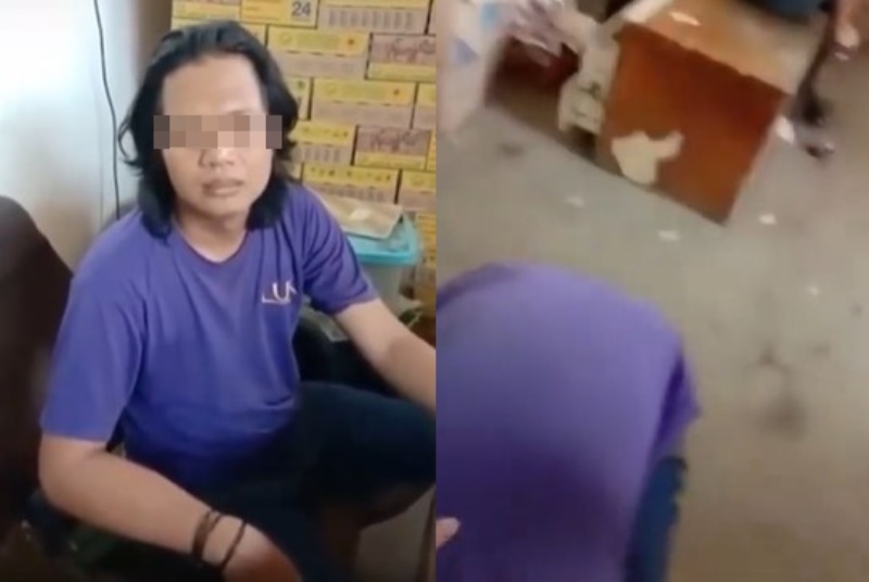 Labrak Selingkuhan Istri, Suami Emosi dan Nyuruh Cium Kaki Labrak Selingkuhan Istri Suami Emosi dan Nyuruh Cium Kaki