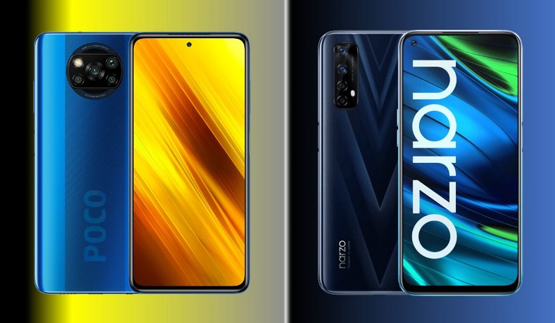 Poco X3 NFC vs Realme Narzo 20 Pro