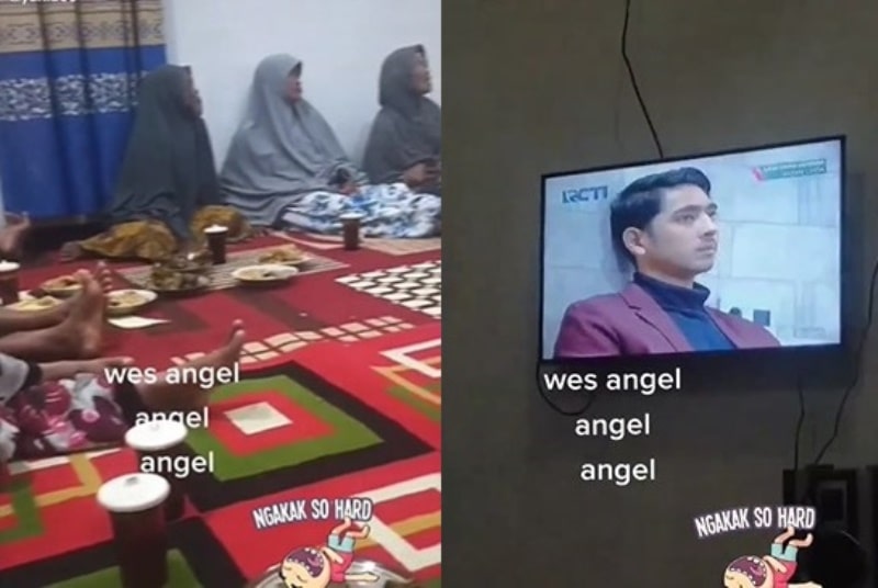 Bukan Pengajian Ternyata Emak emak ini Kumpul Buat Nonton Sinetron Bareng