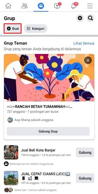 Cara Buat Grup di FB