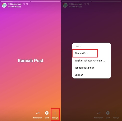 Cara Download Sorotan Instagram Sendiri