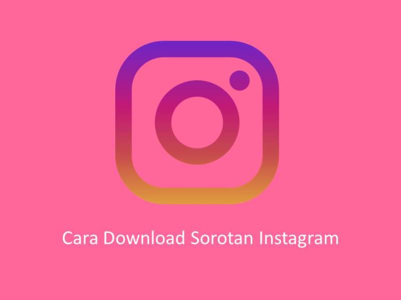 Cara Download Sorotan Instagram