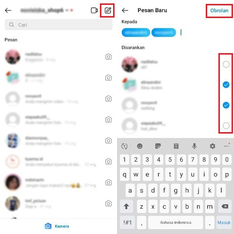 Cara Membuat Grup Chat di Instagram