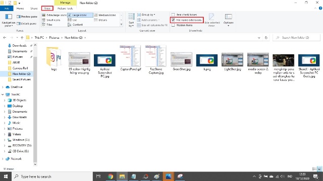 Cara Memperlihatkan File Ekstensi Cara Memperlihatkan File Ekstensi