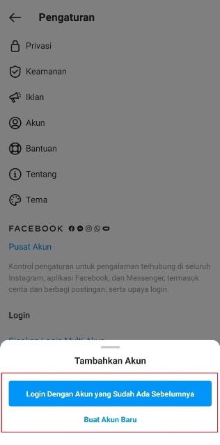 Cara Menambahkan Akun di Instagram dengan Mudah