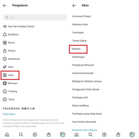 Cara Mengganti Bahasa di Instagram Versi Terbaru