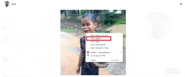 Cara Menyimpan Foto Profil WhatsApp di laptop