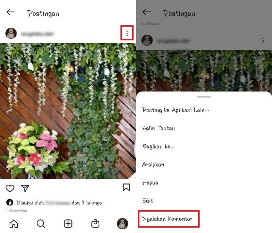 Cara Nonaktifkan Kolom Komen di Instagram