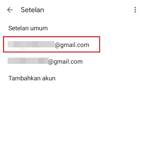 Cara ubah nama akun Gmail