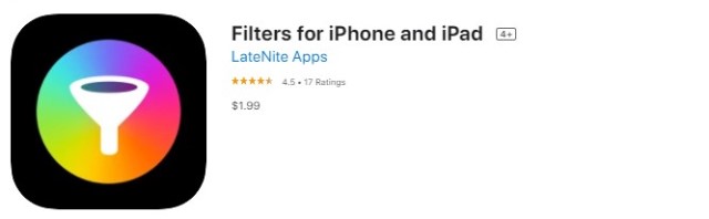 Filters for iPhone and iPad