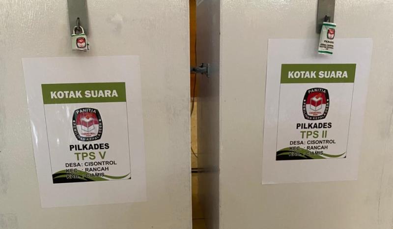 Hasil Akhir Perhitungan Suara Pilkades Cisontrol