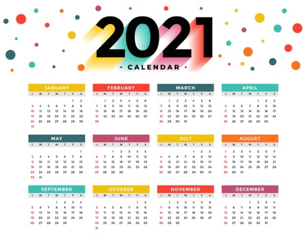 Kalender 2021