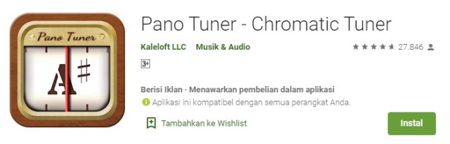 Pano Tuner Chromatic Tuner