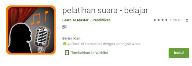 Pelatihan Suara Belajar